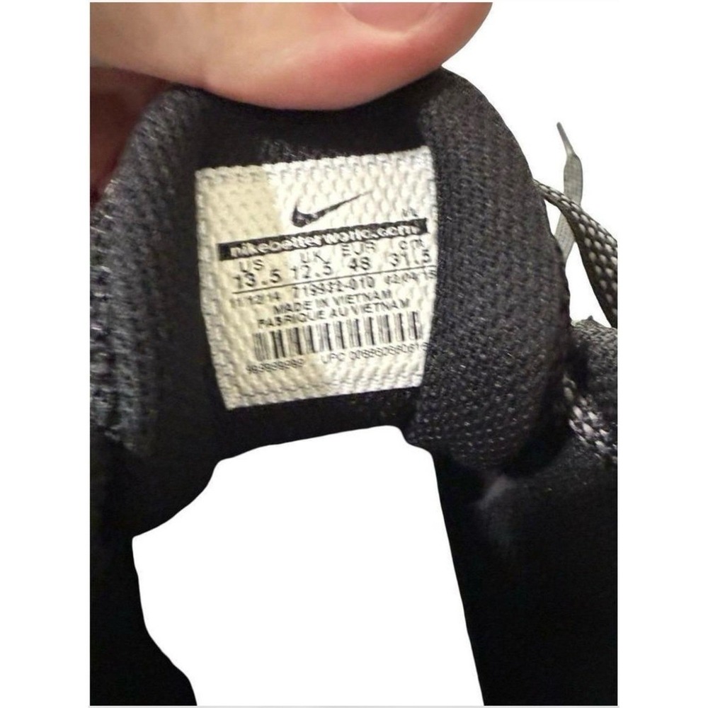 Nike Alpha Pro 2 Mid TD Mens Football Cleats Black 719932-010‎ Size 13.5 - Picture 7 of 8